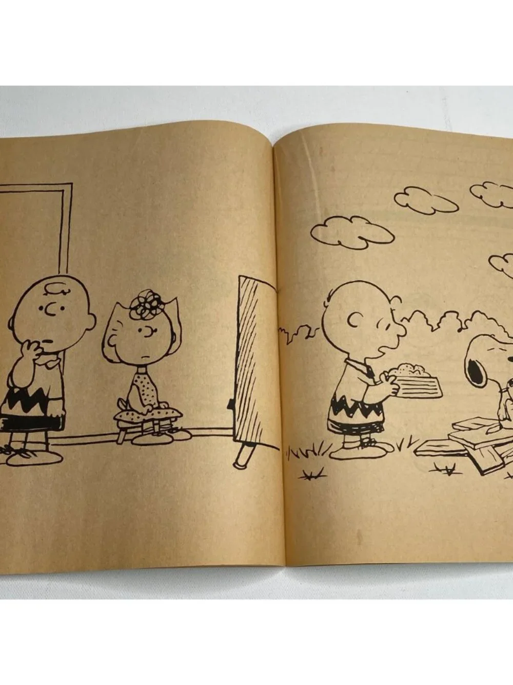 Vintage 1970s Peanuts Snoopy Coloring Books Set 4 Busy Day Fun Time Playtime